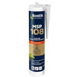 MASTIC de FIXATION 290ML POLYMER MSP 108 HAUTE PERFORMANCE BLANC